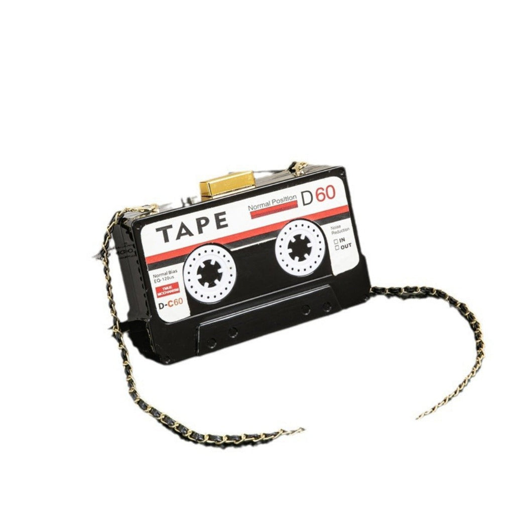 Women's Tape Chain Clutch Purse