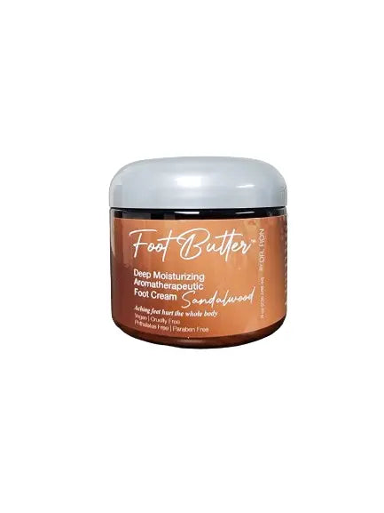 Sandalwood Foot Butter – Deep Moisturizing Foot Cream for Dry, Rough Skin