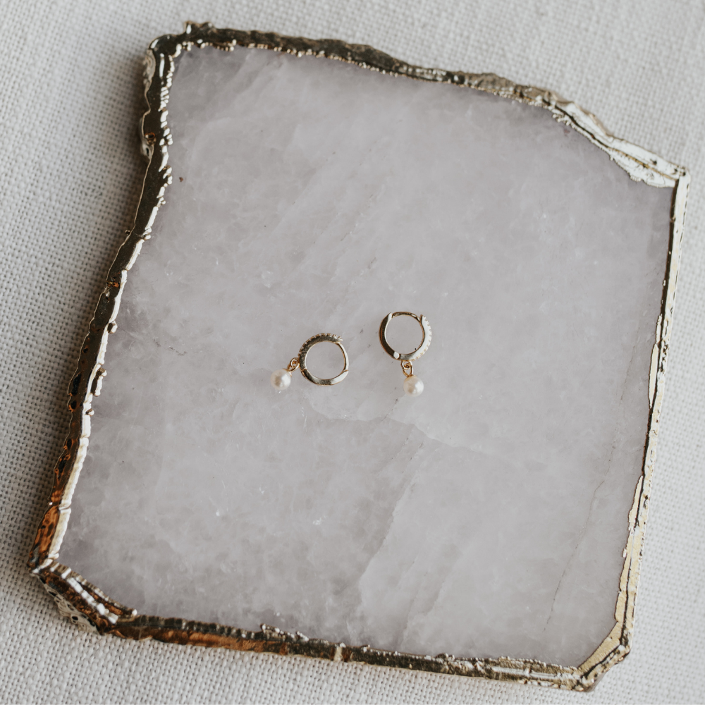 18K Gold Vermeil Tiffany Earrings