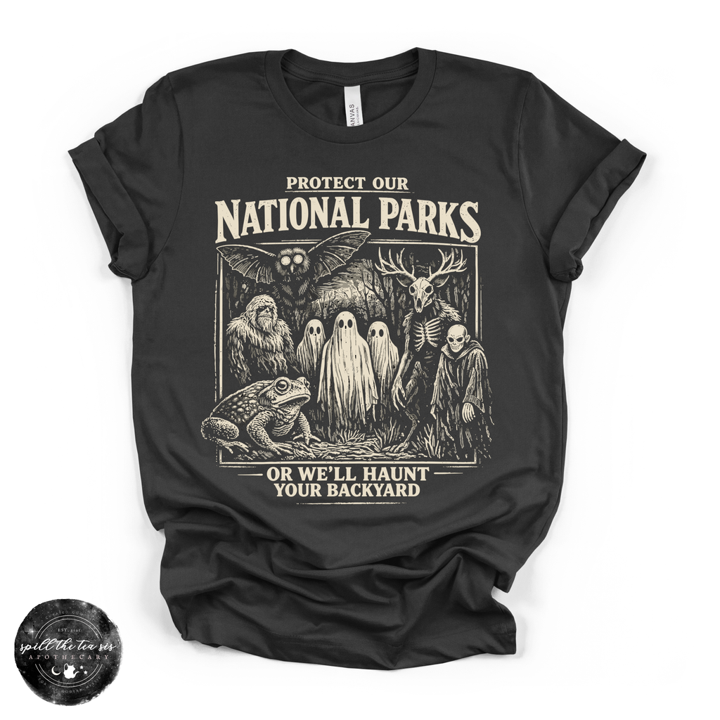 Protect Our National Parks Cryptid Tee | Outdoor Graphic T-Shirt