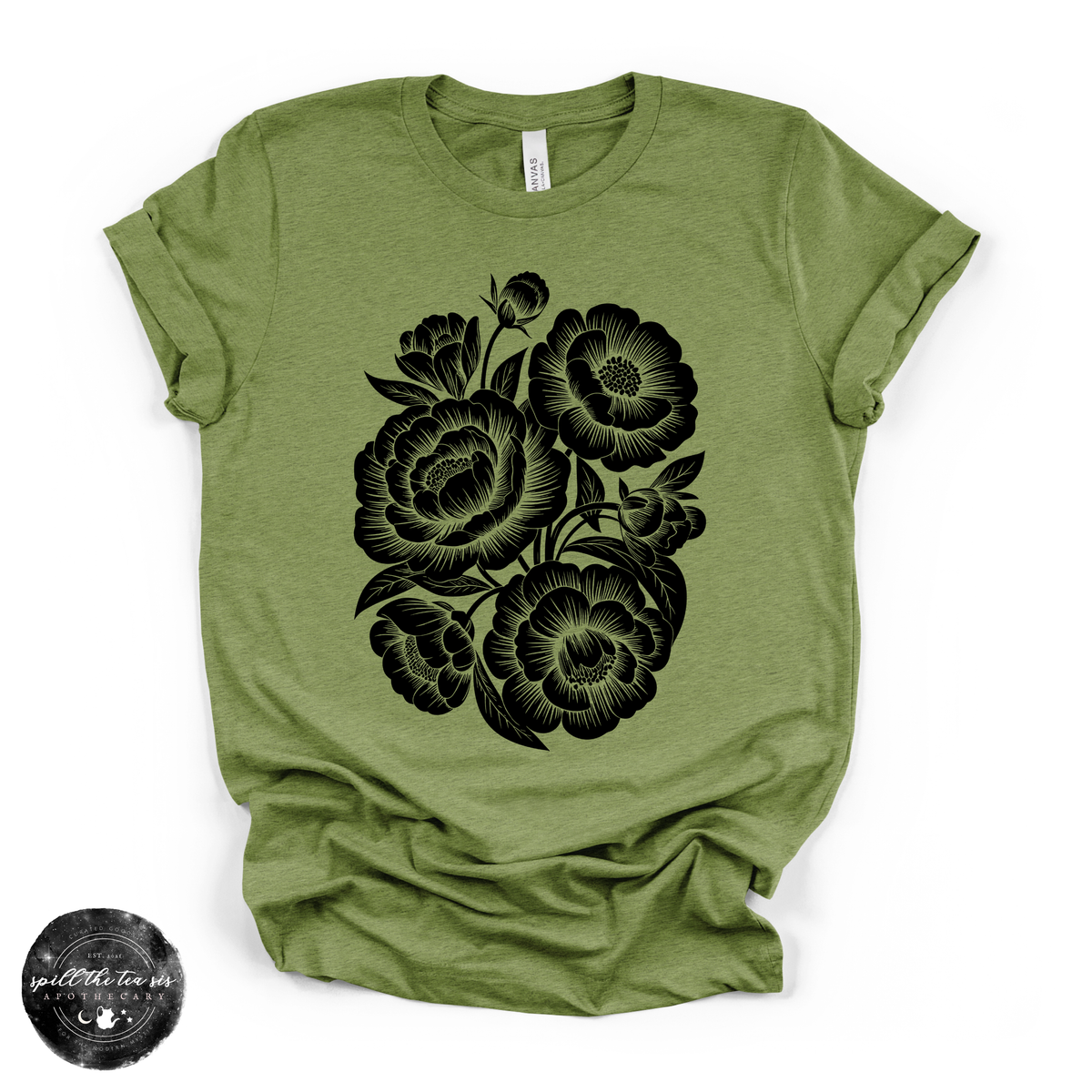 Black Roses Tee | Gothic Floral Graphic T-Shirt