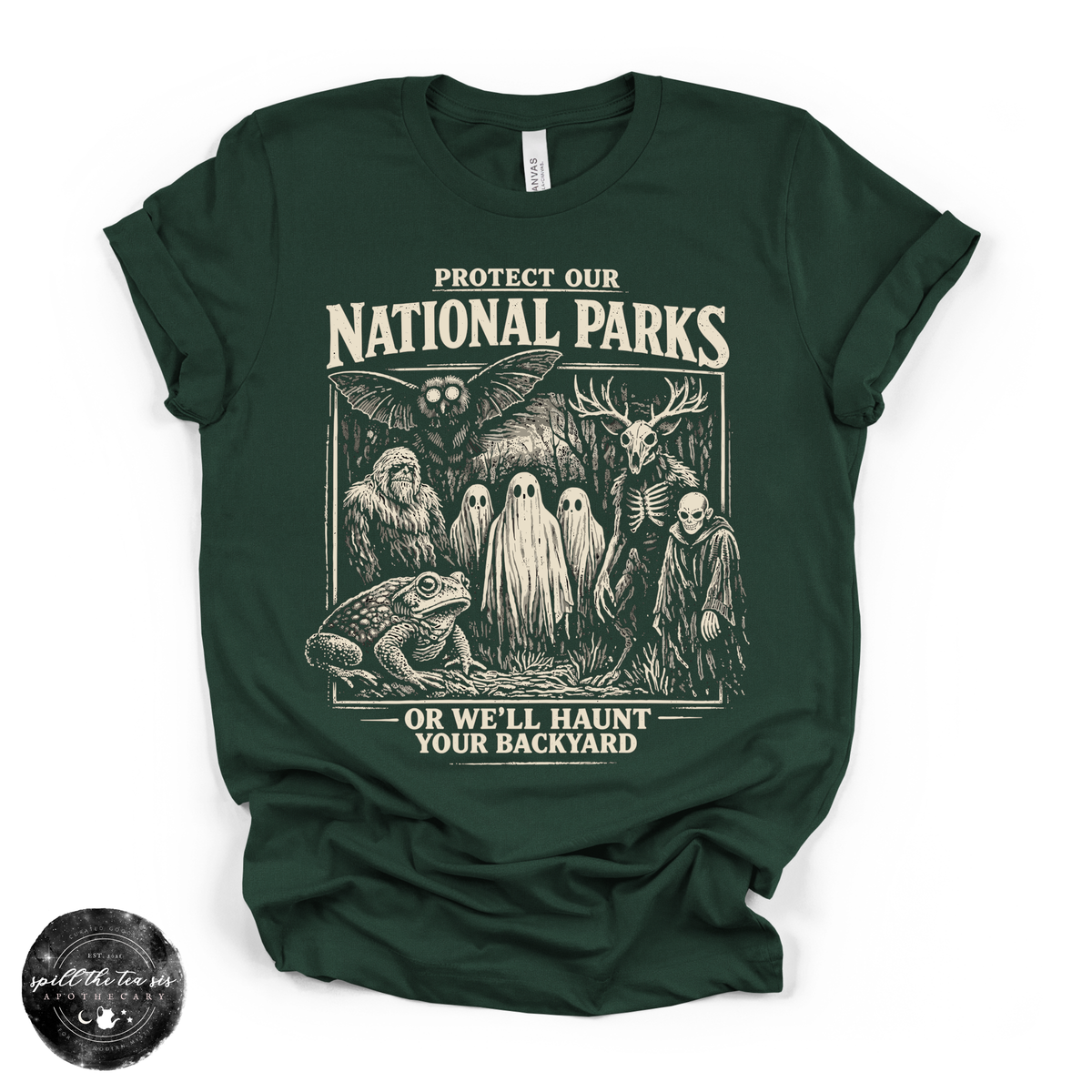 Protect Our National Parks Cryptid Tee | Outdoor Graphic T-Shirt