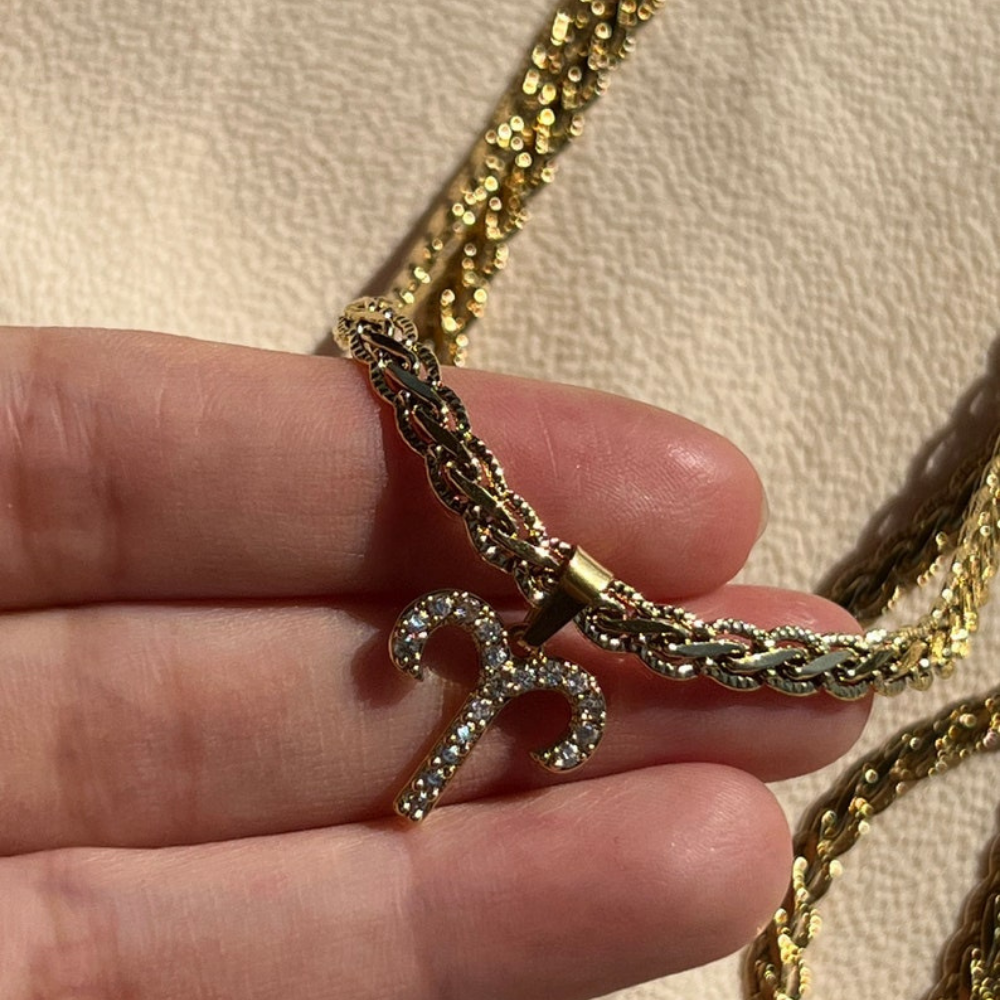 18K Gold-Plated Giselle Zodiac Necklace