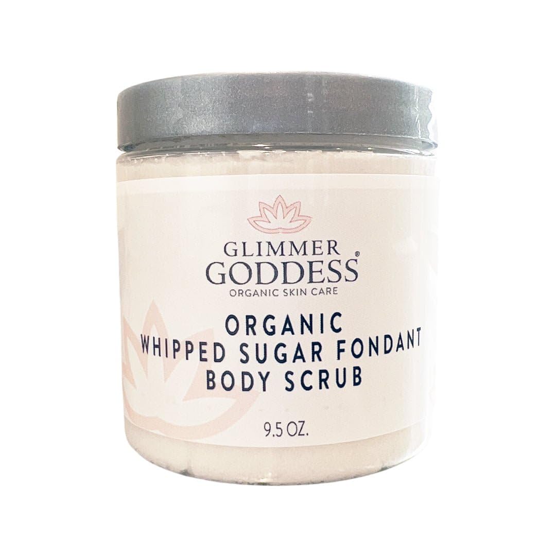 Glimmer Goddess Organic Whipped Sugar Fondant Exfoliating Body Scrub - Lavender Lemon