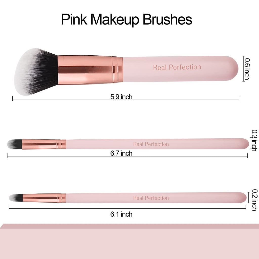 Real Perfection Makeup Brush Set (16 Pieces)