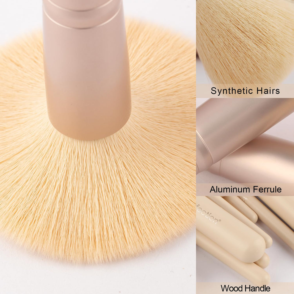 Real Perfection Makeup Brush Set (16 Pieces)