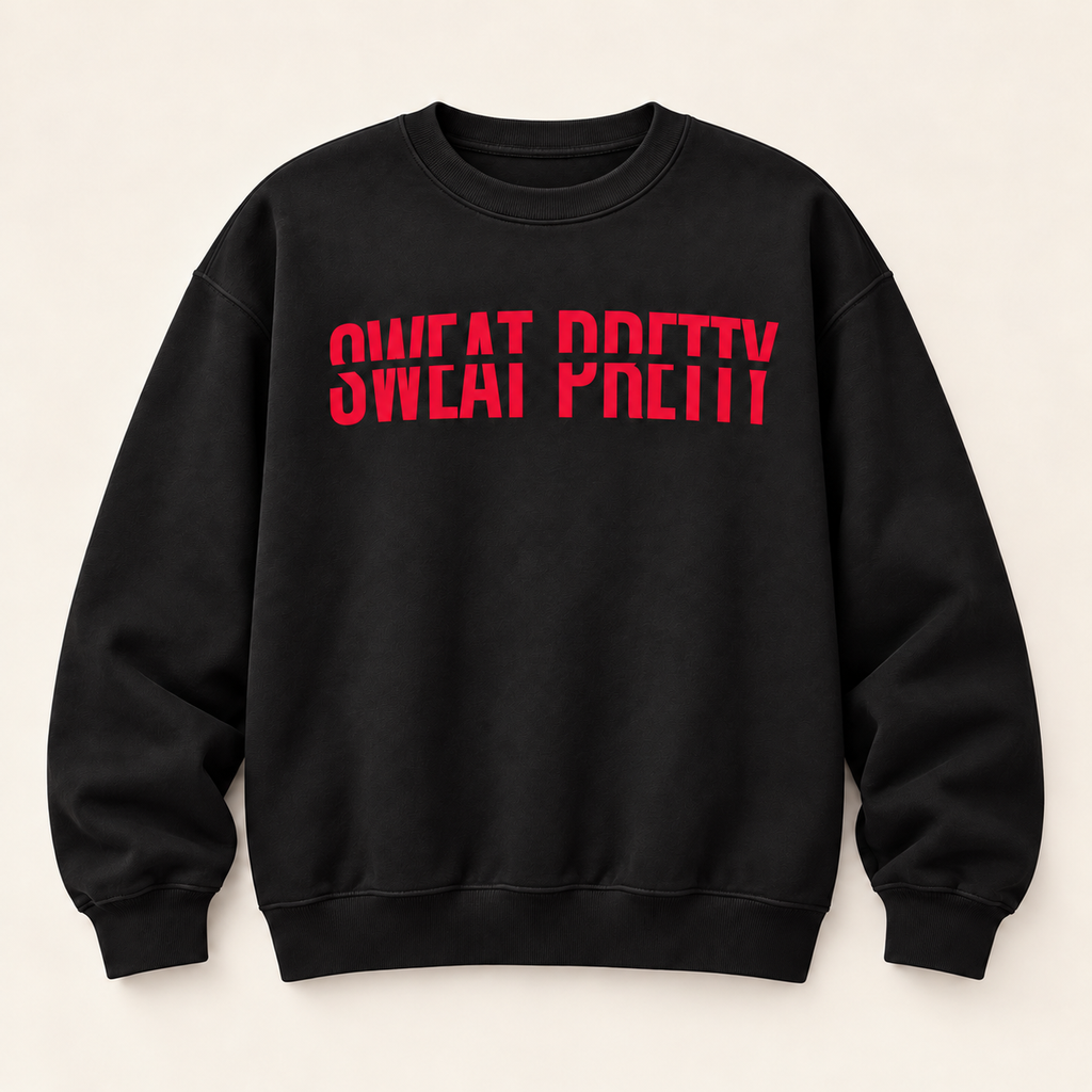 Sweat Pretty Campus Collective Sweatshirt - Black