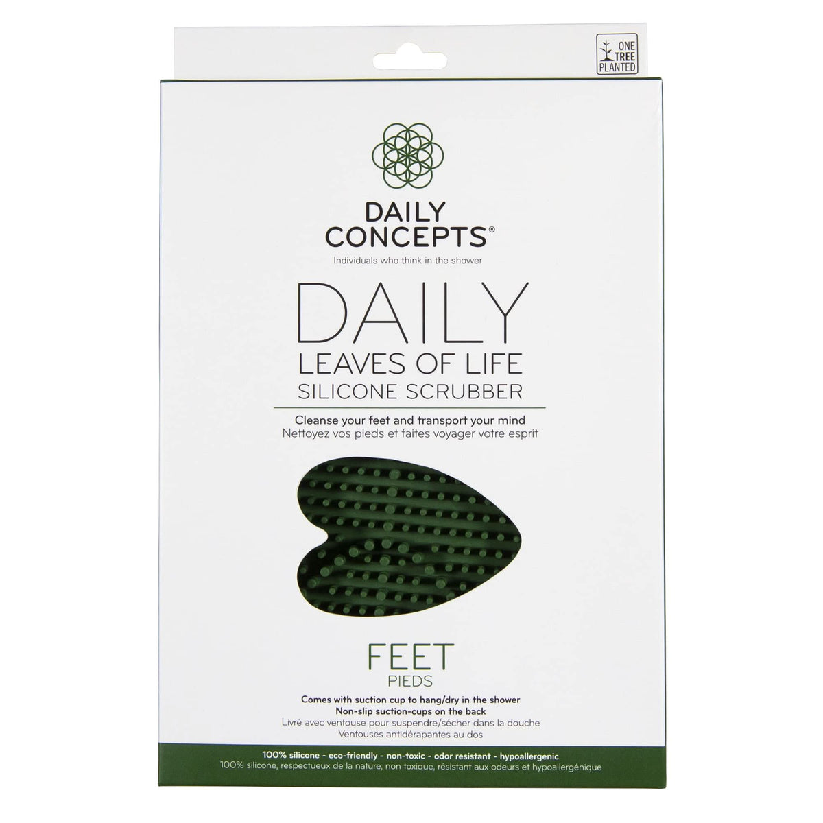Daily Concepts Daily Leaves of Life Silicone Scrubber