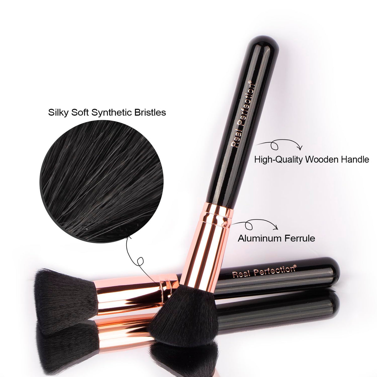 Real Perfection Makeup Brush Set (16 Pieces)