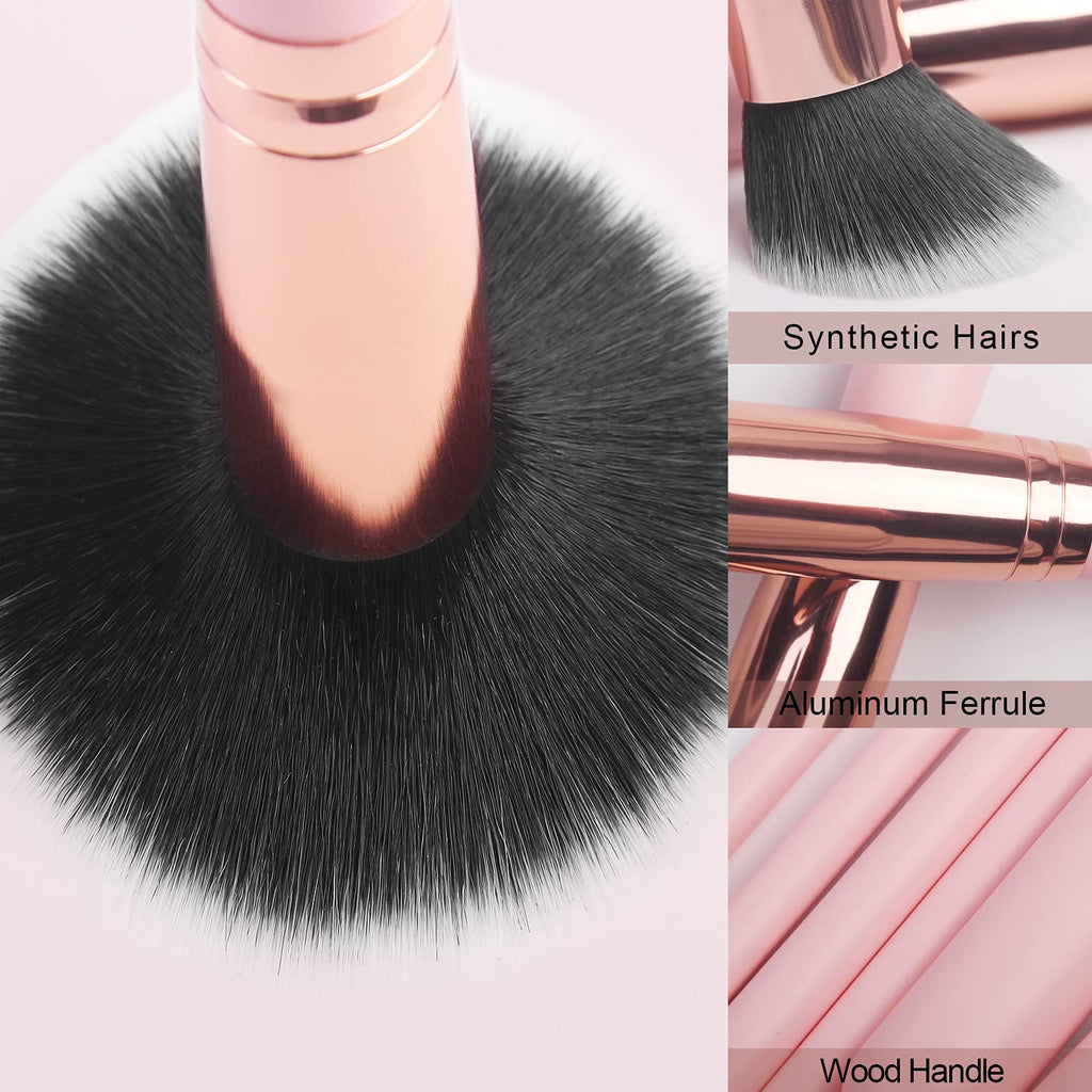 Real Perfection Makeup Brush Set (16 Pieces)