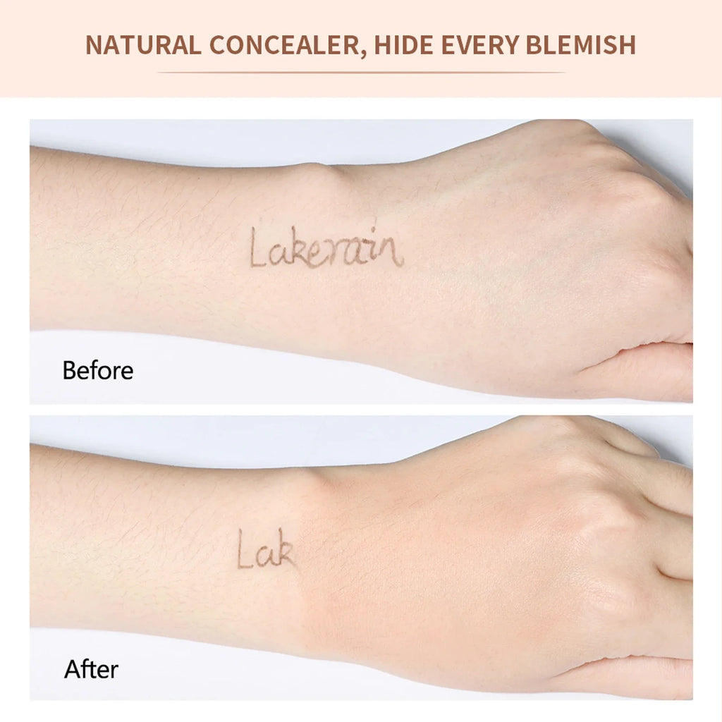 Color Changing Foundation 4 in 1 Moisturizing SPF 30+ Hydrating Color Longwearing Waterproof Travel Coverage Makeup Base