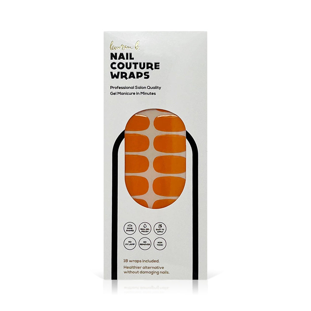 Apricot Solid Gel Nail Wrap
