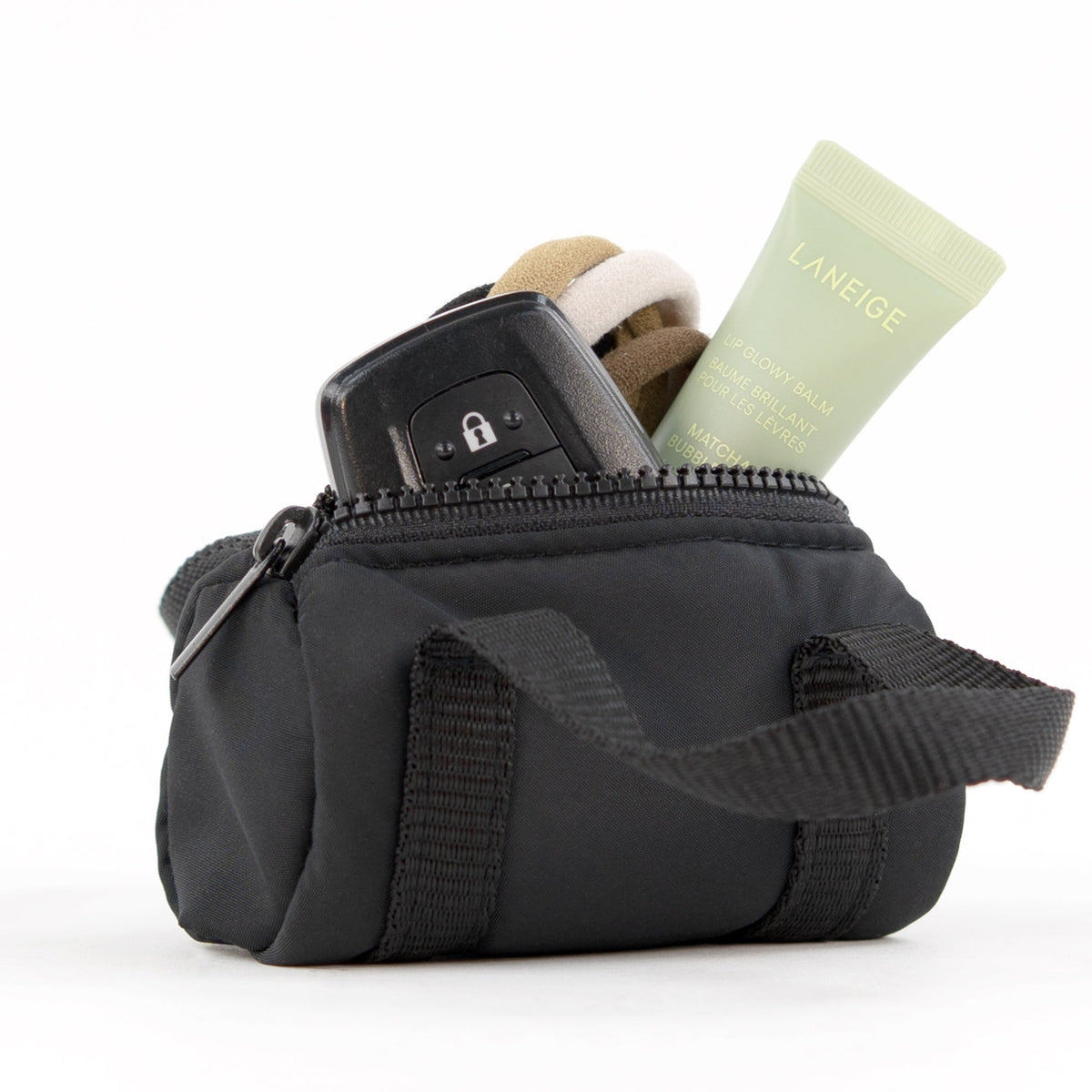 Micro Duffel Keychain - Black Mini Duffel Bag