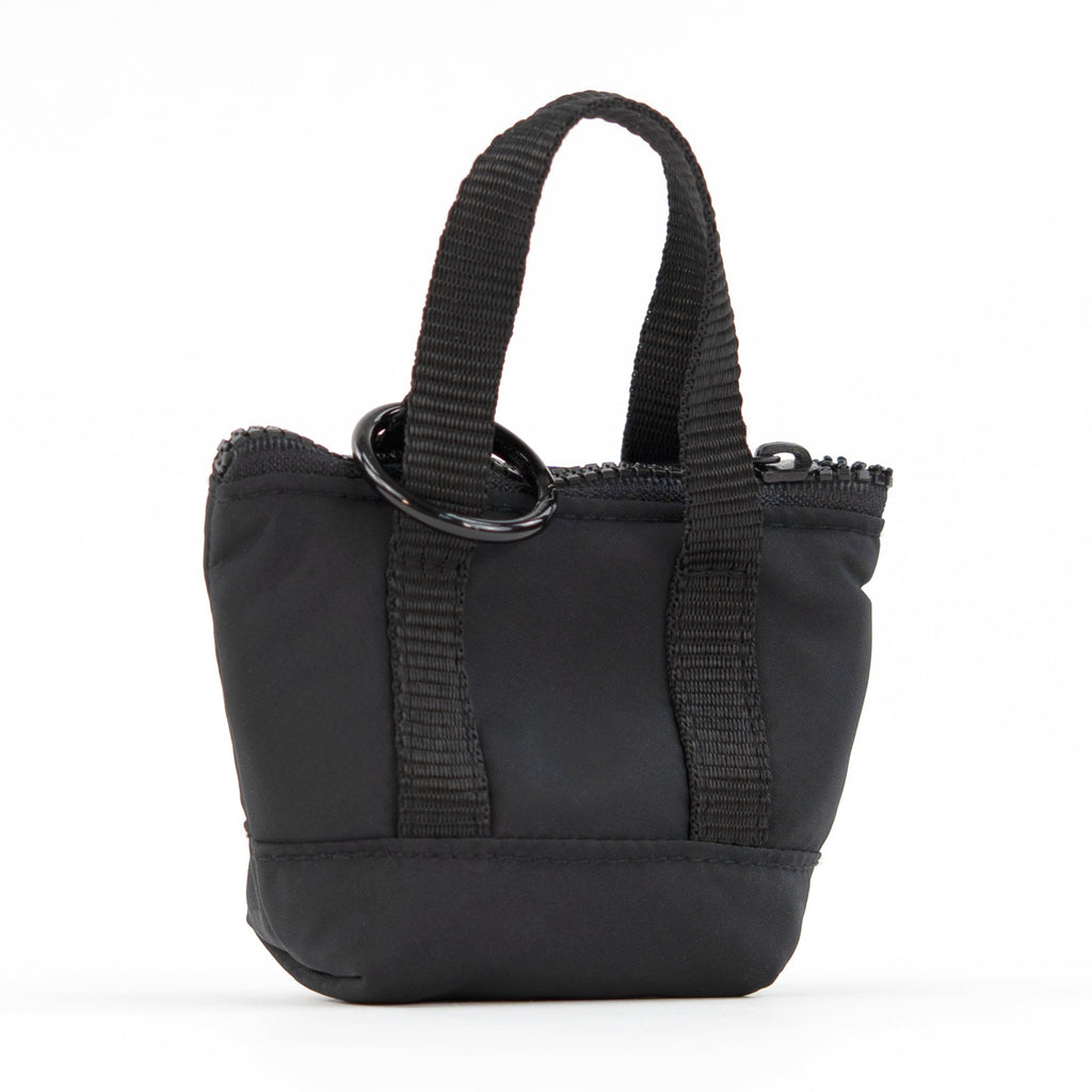 Micro Tote Keychain - Black Mini Tote Bag