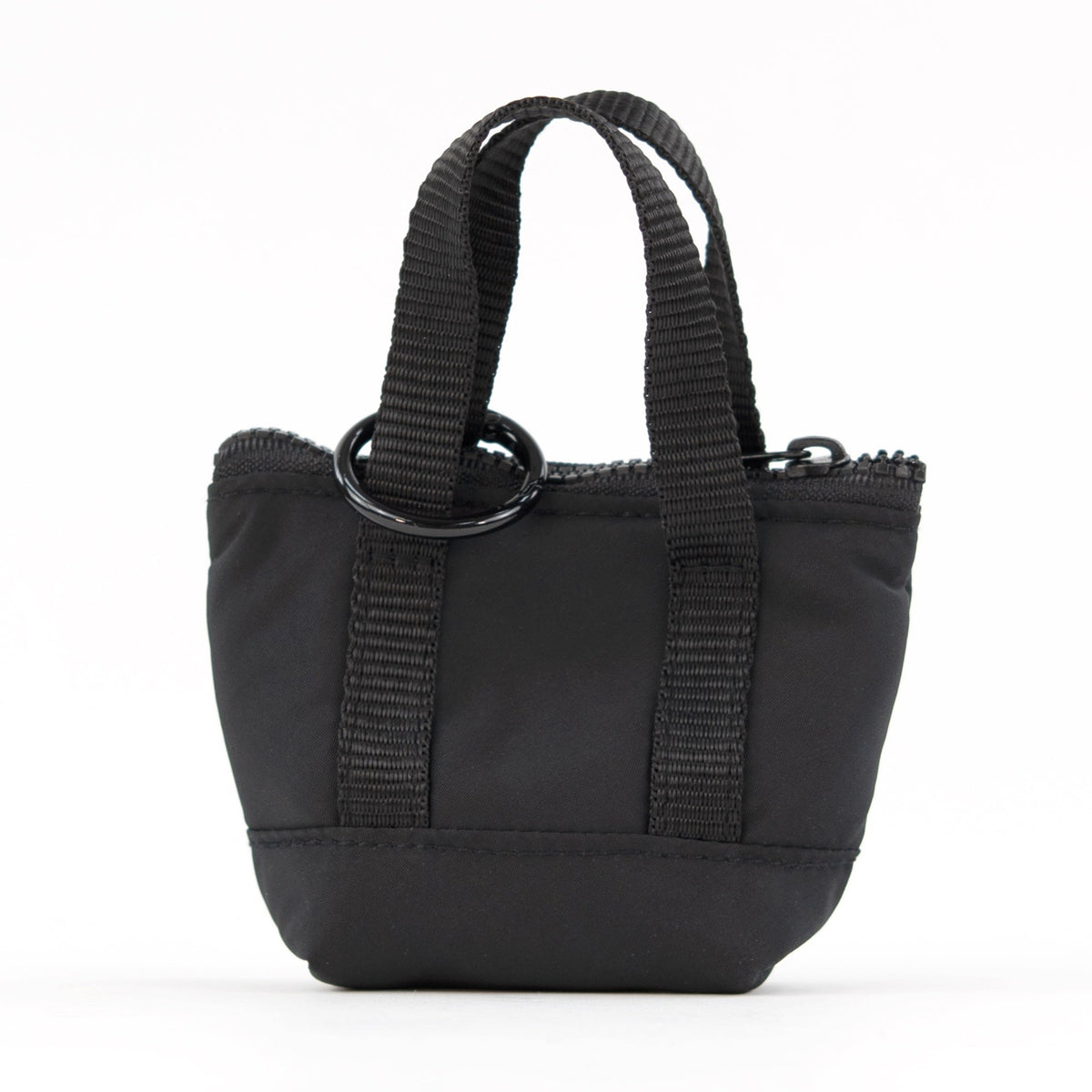 Micro Tote Keychain - Black Mini Tote Bag