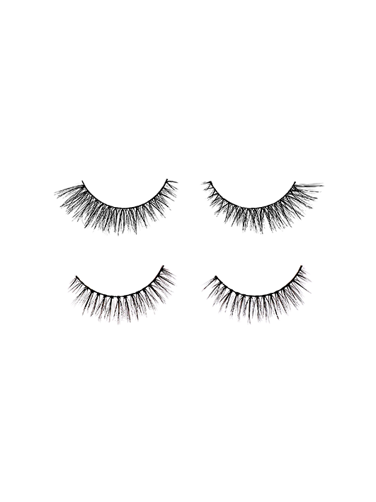 False Eyelashes with Adhesive
