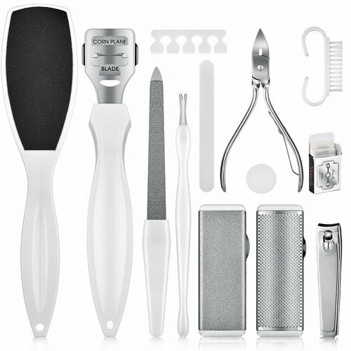 22-in-1 Stainless Steel Professional Pedicure Tool Kit