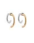Luna Two-Tone Earrings