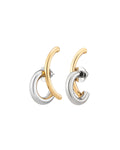 Marisa Two-Tone Hoop Earrings