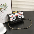 Women's Tape Chain Clutch Purse