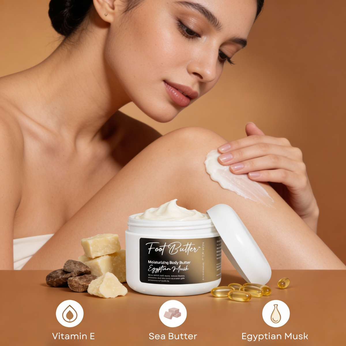 Egyptian Musk Moisturizing Body Butter – Deep Hydration & Long-Lasting Fragrance