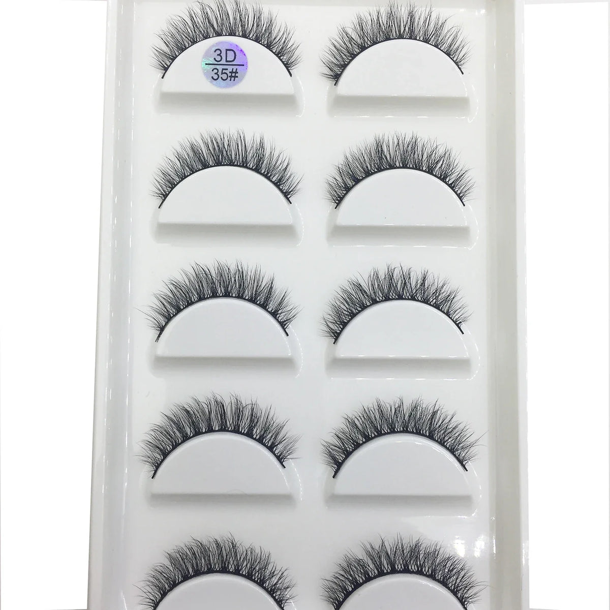 15 Style 5 Pairs 3D Eyelashes Natural False Eye Lashes Thick Faux Mink Lashes Soft Fake Eyelash Wispy Makeup Cilios
