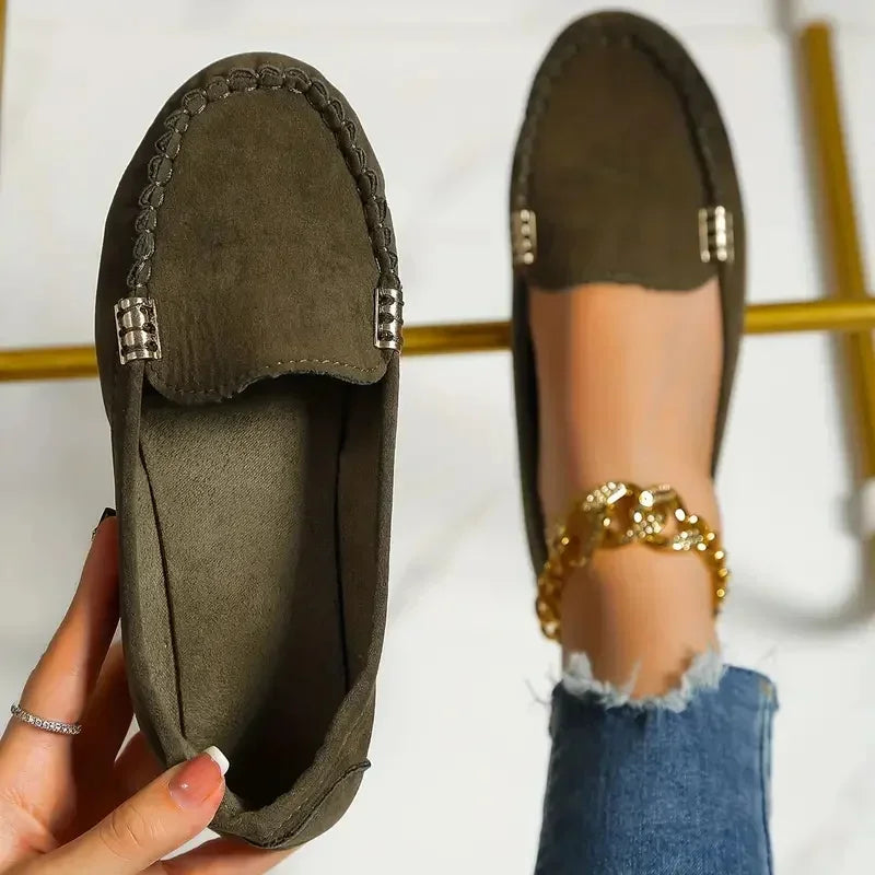 Women Flats New Casual Lightweight Flat Loafers Shoes Trendy Versatile Comfortable Mary Jane Shoes for Women Zapatos De Mujer