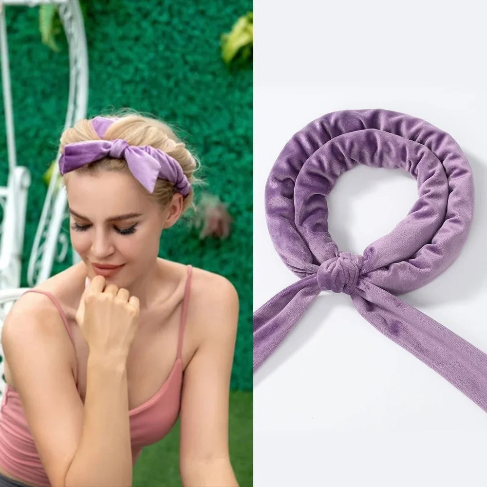 Headband Heat Hair Curler Soft Lazy Hair Rollers Sleeping Curl Bar Wave Formers Women