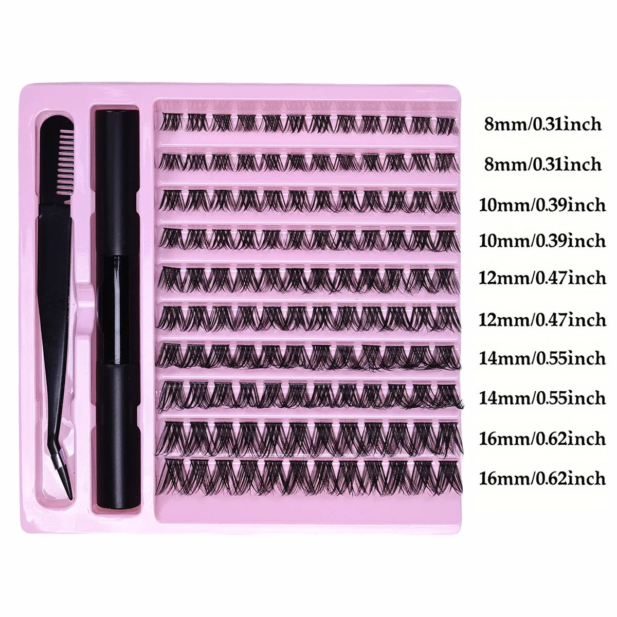 Wispy Curl Cluster Lashes Complete Kit