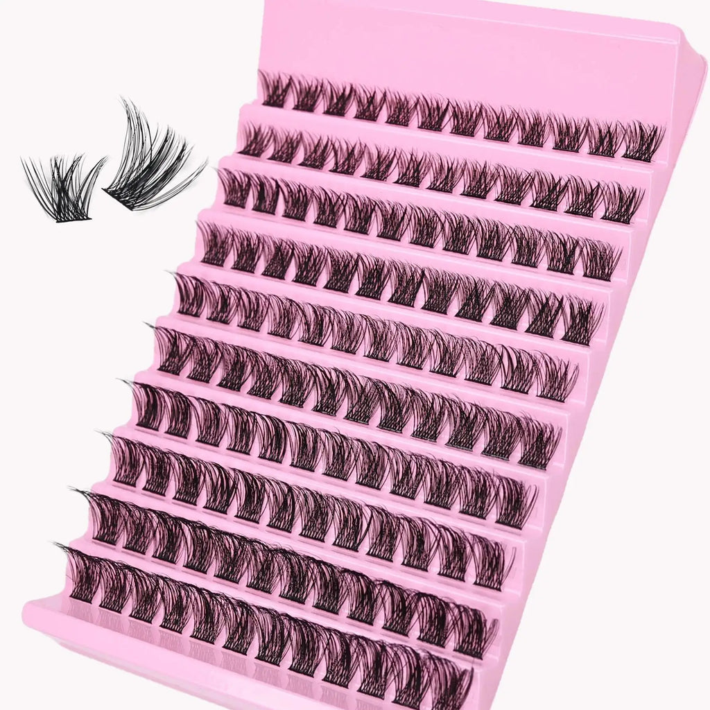 Lash Clusters 120Pcs D Curl Fluffy Volume
