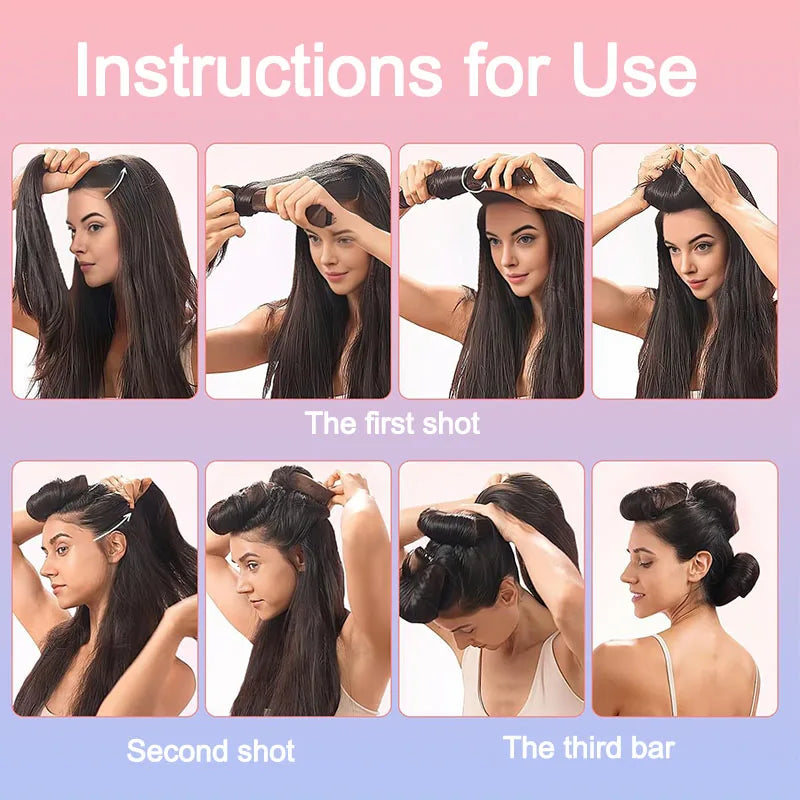Heatless Hair Curlers Curling Rod Headband Heat Lazy Curls
