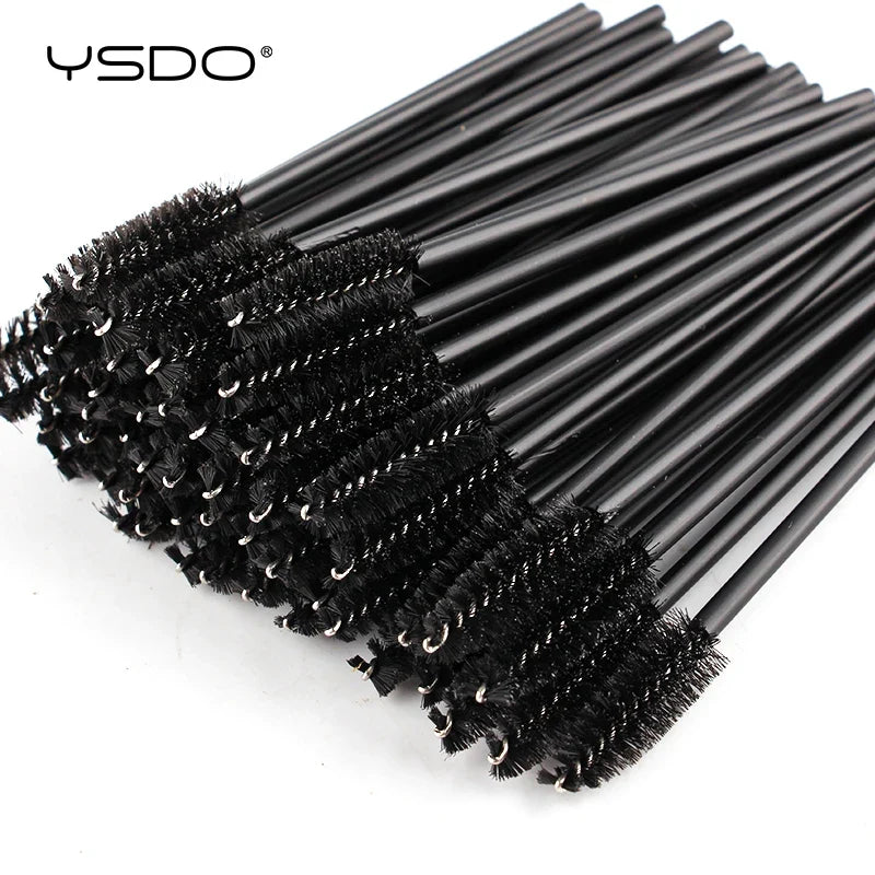 5/50 Pcs Eye Lash Brushes Eyebrow Brush False Eyelashes Extension Tools Mascara Wands Applicator Spoolers Lashes Cosmetic Tool