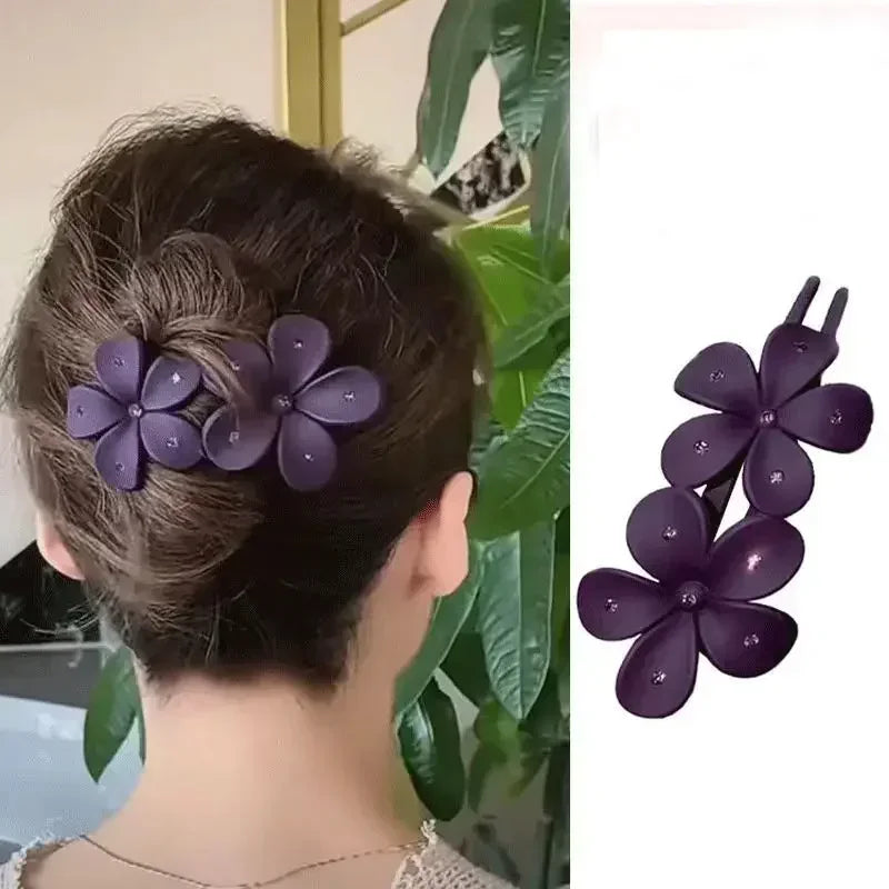 Clips Back Head Spoon Coiled Hair Hairpin Large Duckbill Clip Ponytail Clip
