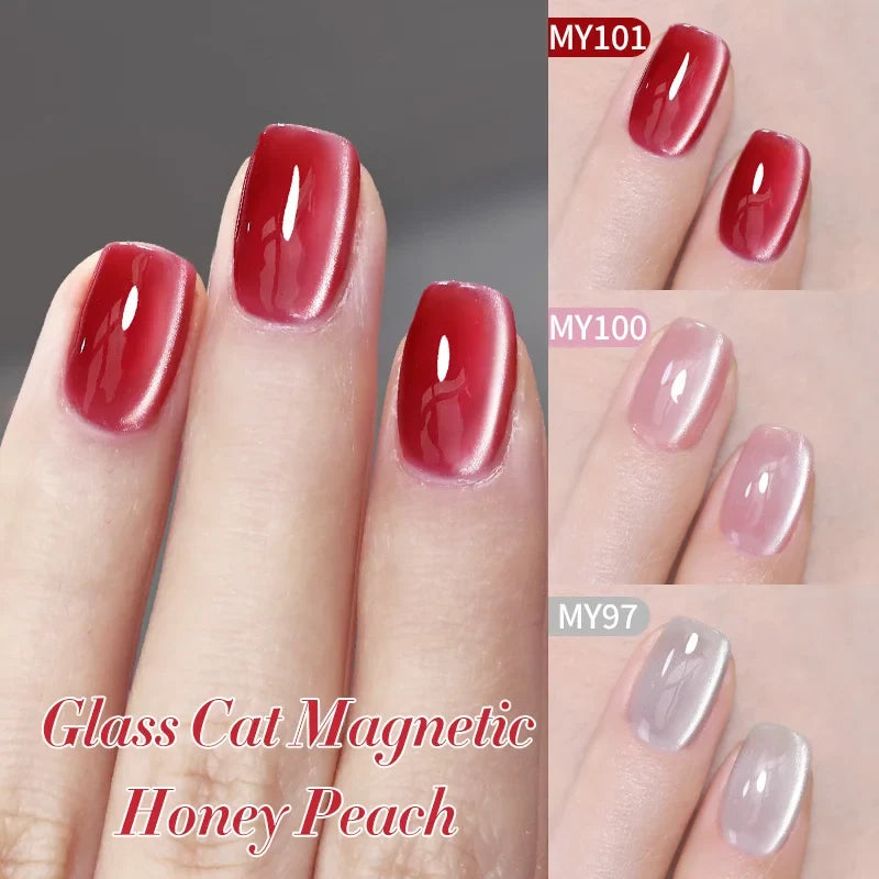 BORN PRETTY 10ml Silver Water Light Cat Magnetic Gel Nail Polish Nail Supplies Vernis Semi Permanent Gel for Fall Winter Nails