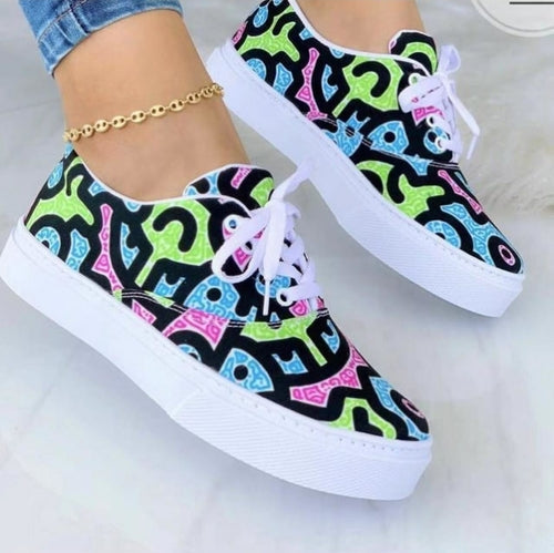 Graffiti Women's Casual Sneakers & Trainers