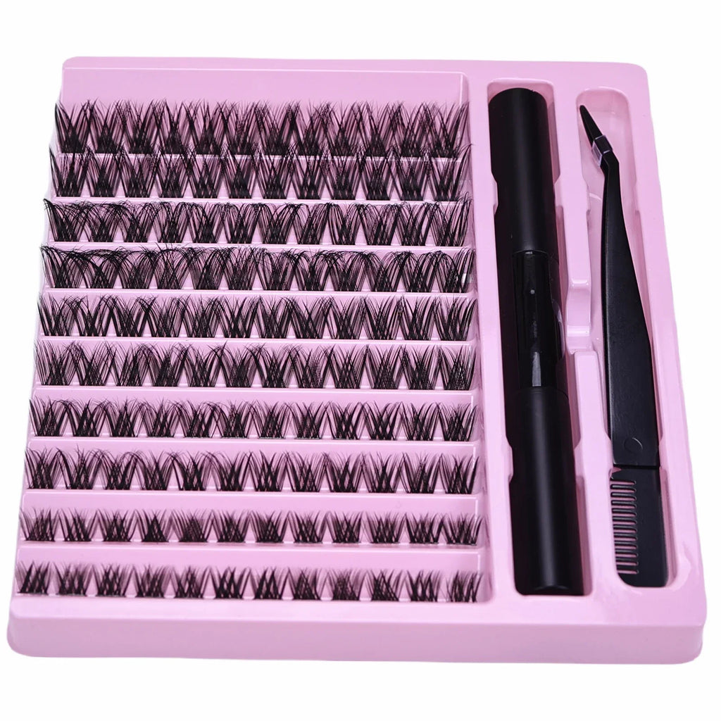 Wispy Curl Cluster Lashes Complete Kit