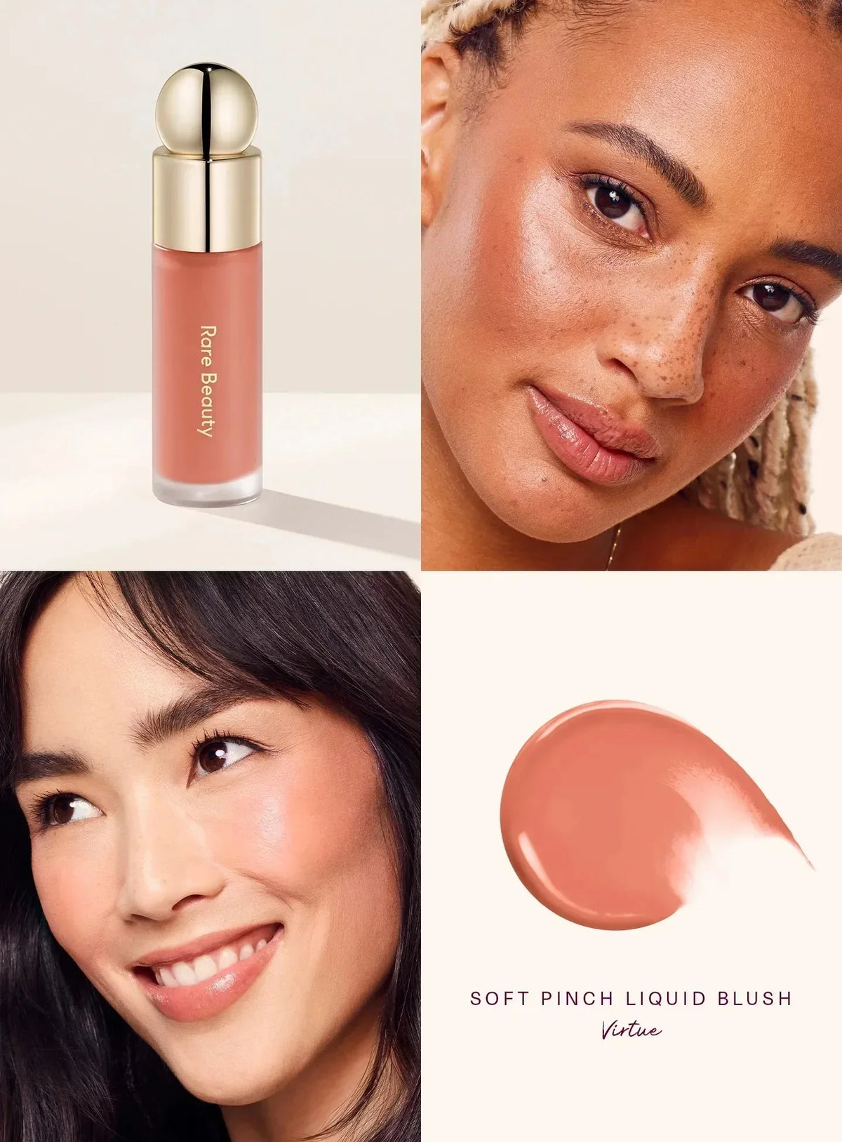 Rare Beauty Light Silky Touch Highlighter Soft Pinch Liquid Blush Positive Light Lqiuid Luminizer Stay Vulnerable Melting Blush