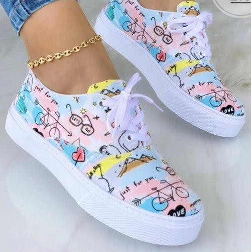 Graffiti Women's Casual Sneakers & Trainers