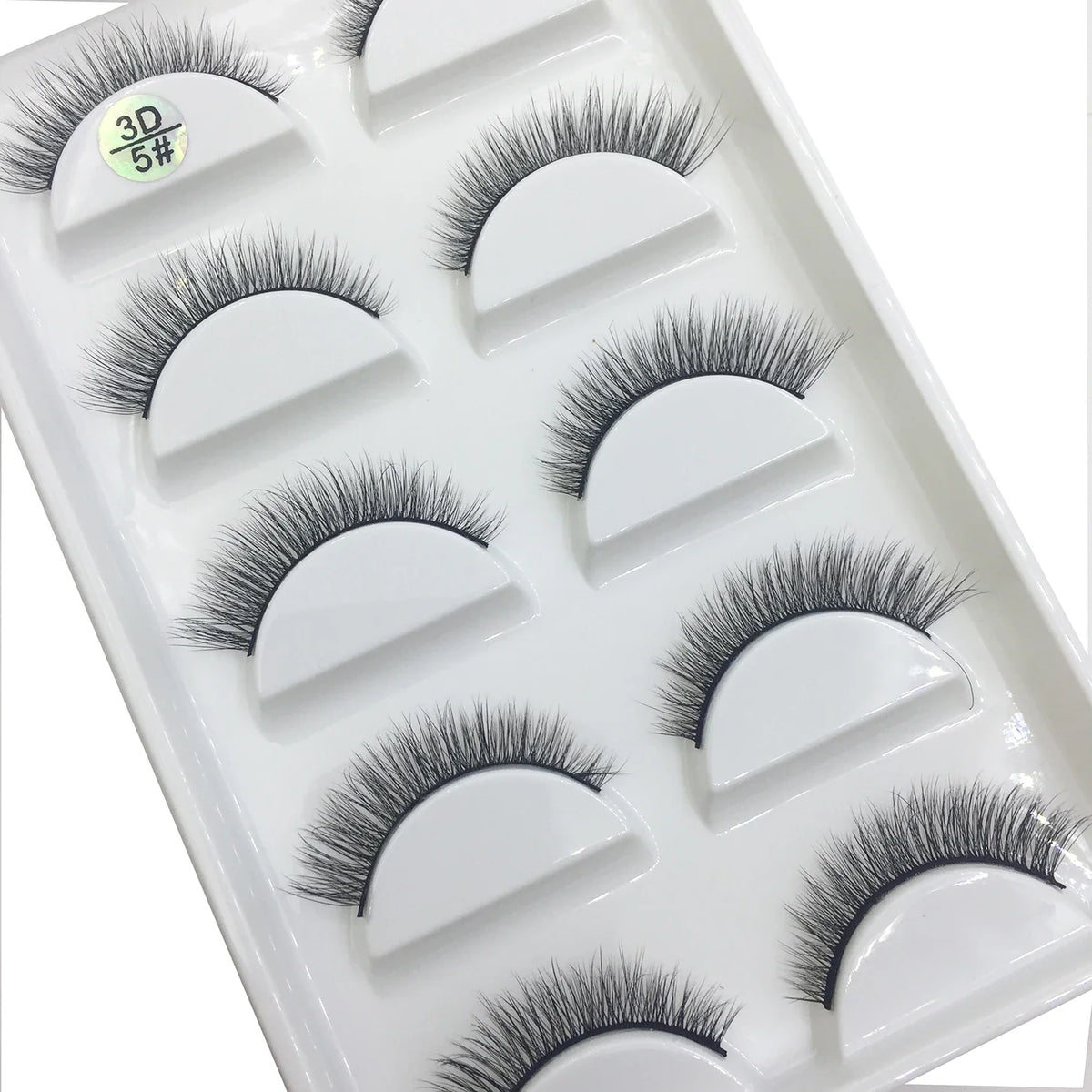 15 Style 5 Pairs 3D Eyelashes Natural False Eye Lashes Thick Faux Mink Lashes Soft Fake Eyelash Wispy Makeup Cilios