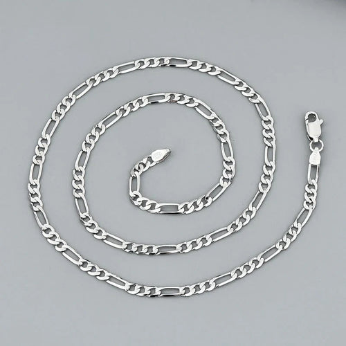 4mm 925 Sterling Silver Necklace Pressed flower Shining