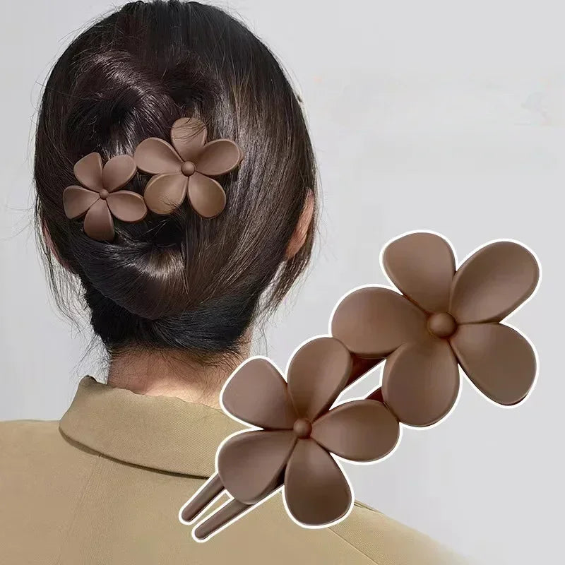 Clips Back Head Spoon Coiled Hair Hairpin Large Duckbill Clip Ponytail Clip