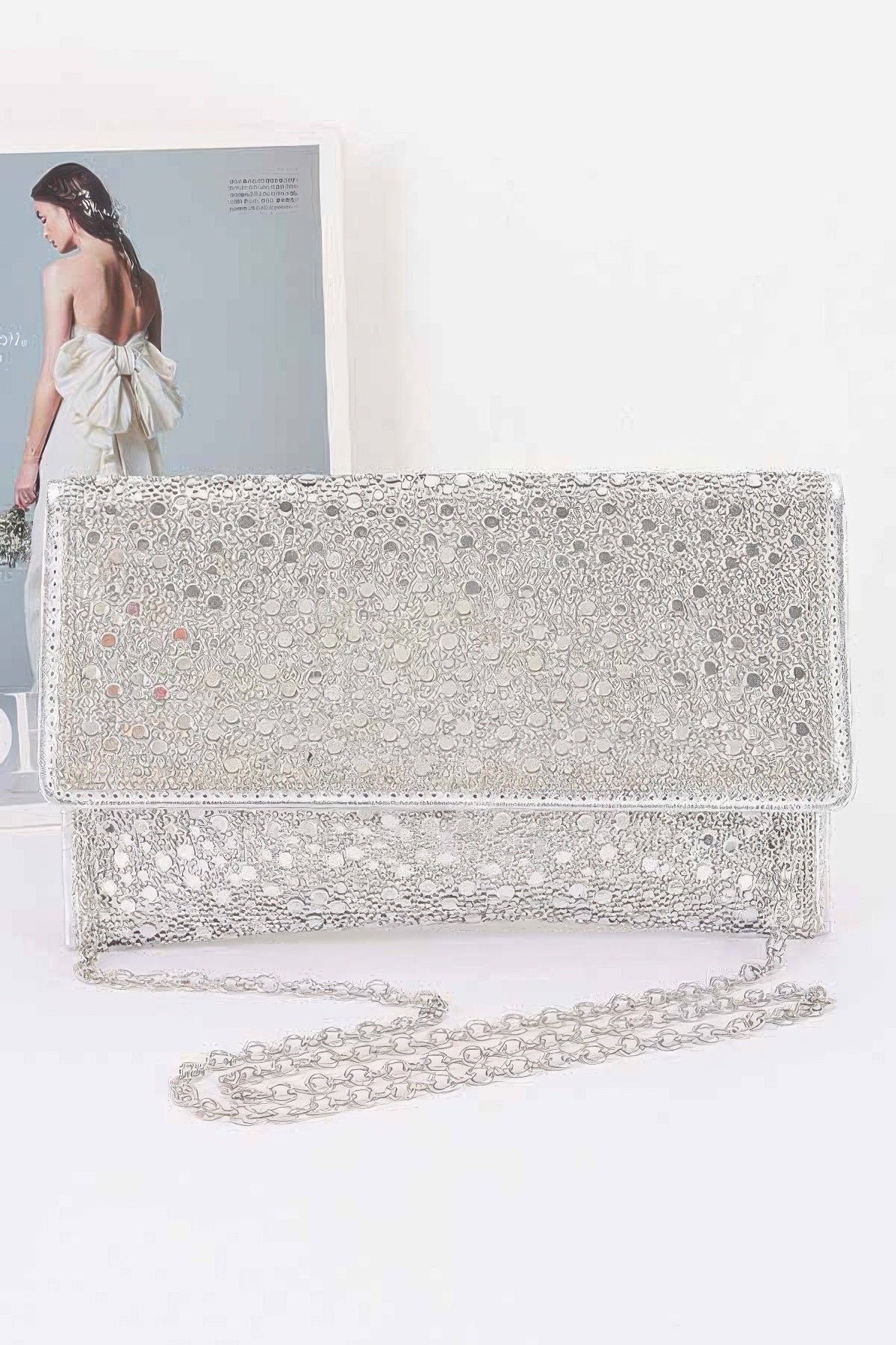 Women's Party Rhinestone Envelope Clutch Bag