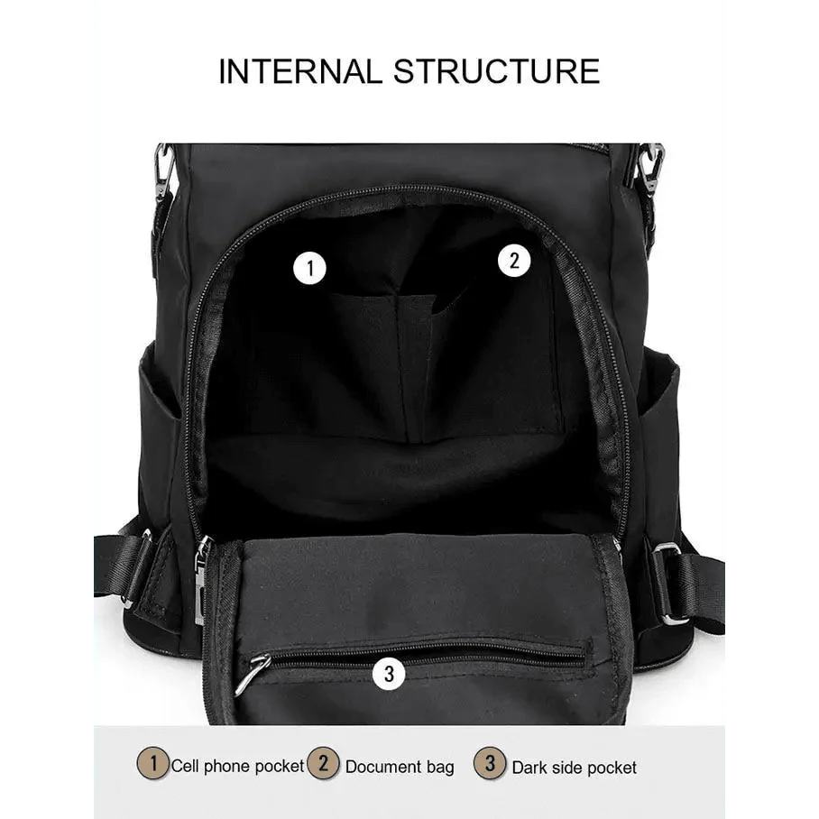 Women's Waterproof Fabric Large Shoulder Bag