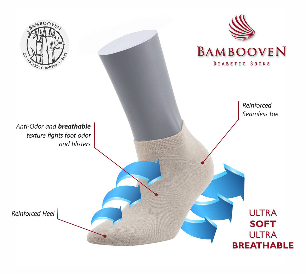 Women’s Bamboo Ankle Socks 8-Pack Gift Box, All White