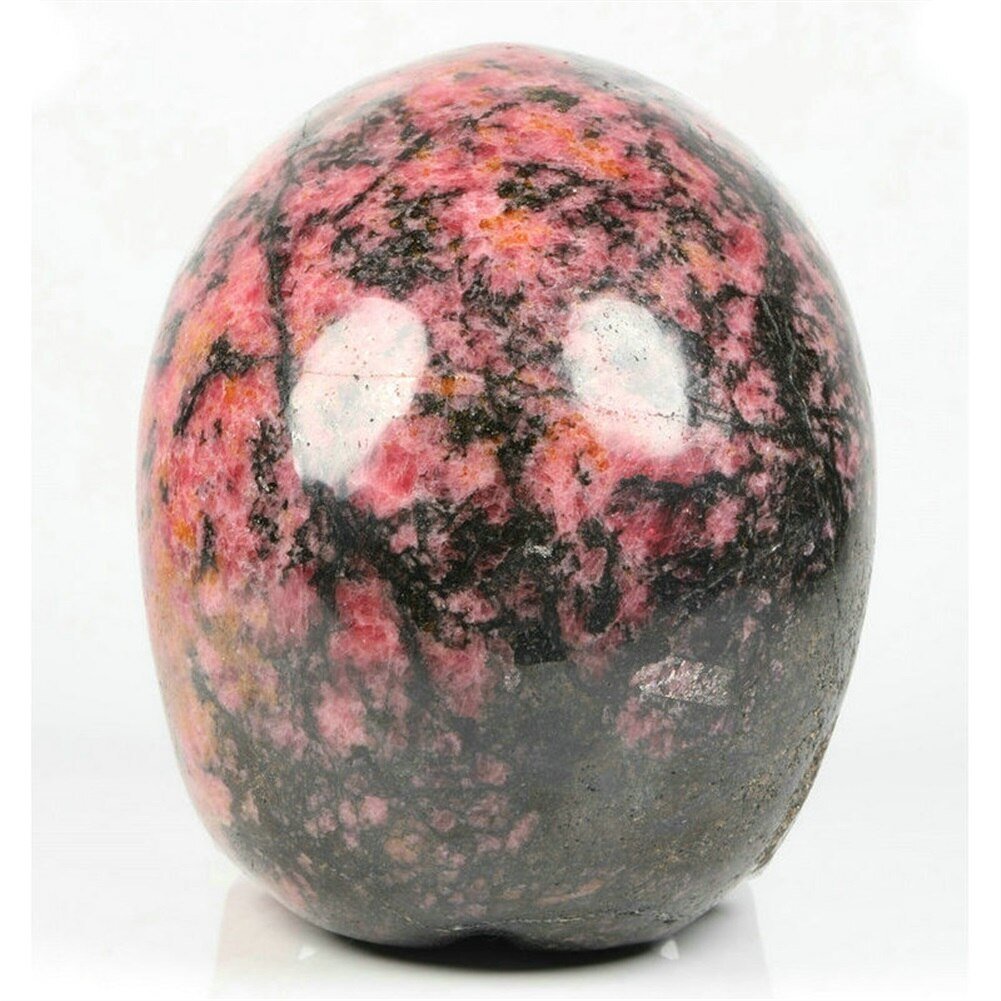 Black Rhodonite  Crystal Skull
