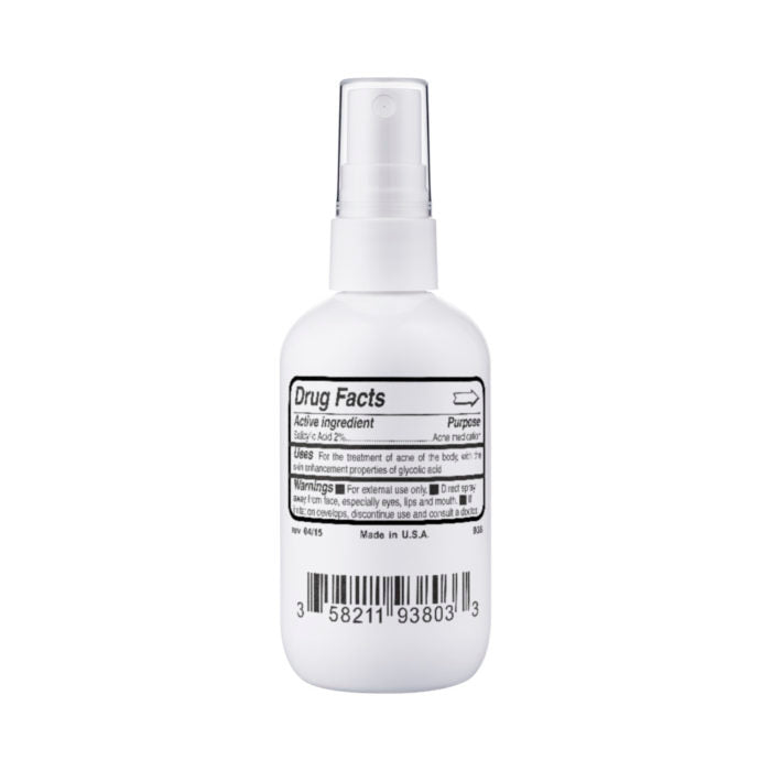 Clarity Acne Body Spray | Glycolic Acid 10% Treatment for Back & Chest Acne
