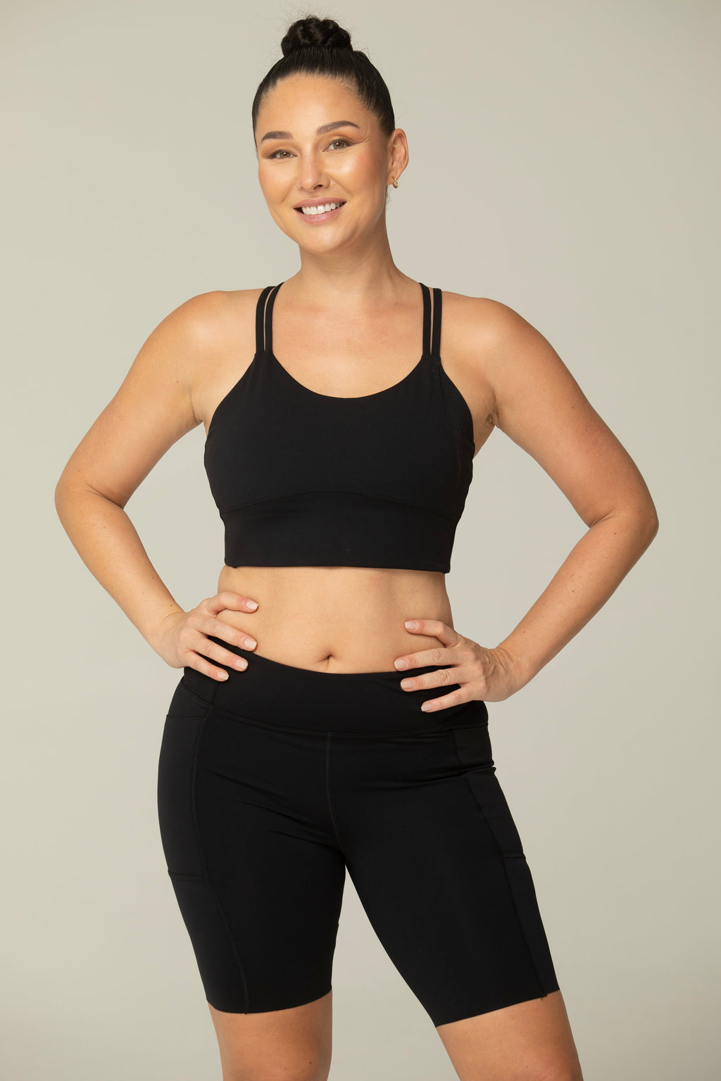 Stardust Sculpt Biker Shorts | Ultra-Soft Performance with Functional Pockets