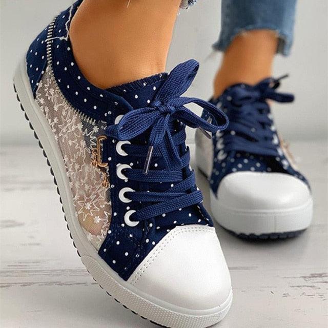 Women's Breathable Platform Sneakers