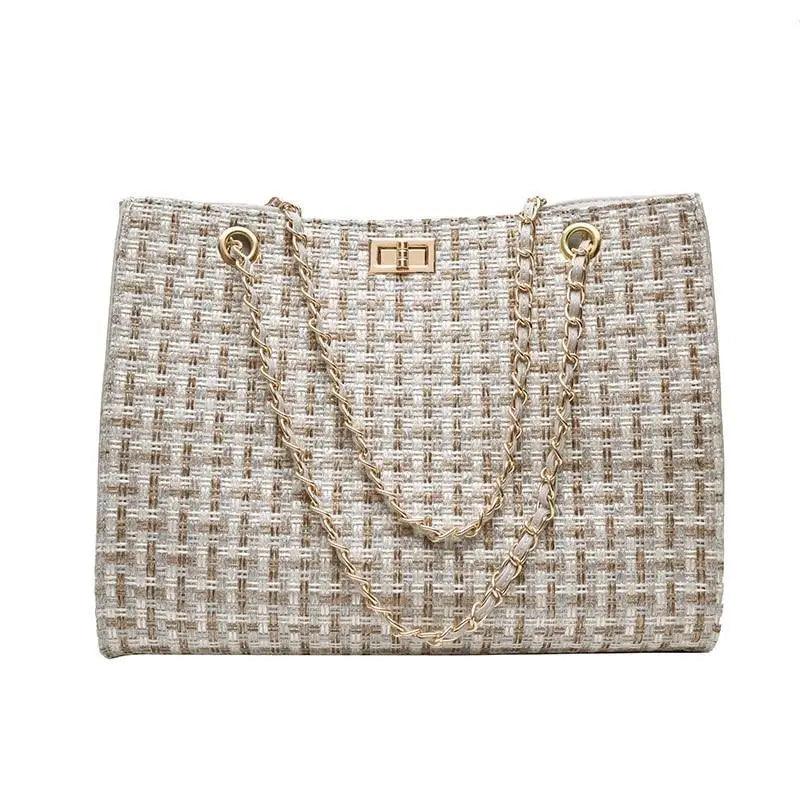 Women's Leather Chain Shoulder Bag