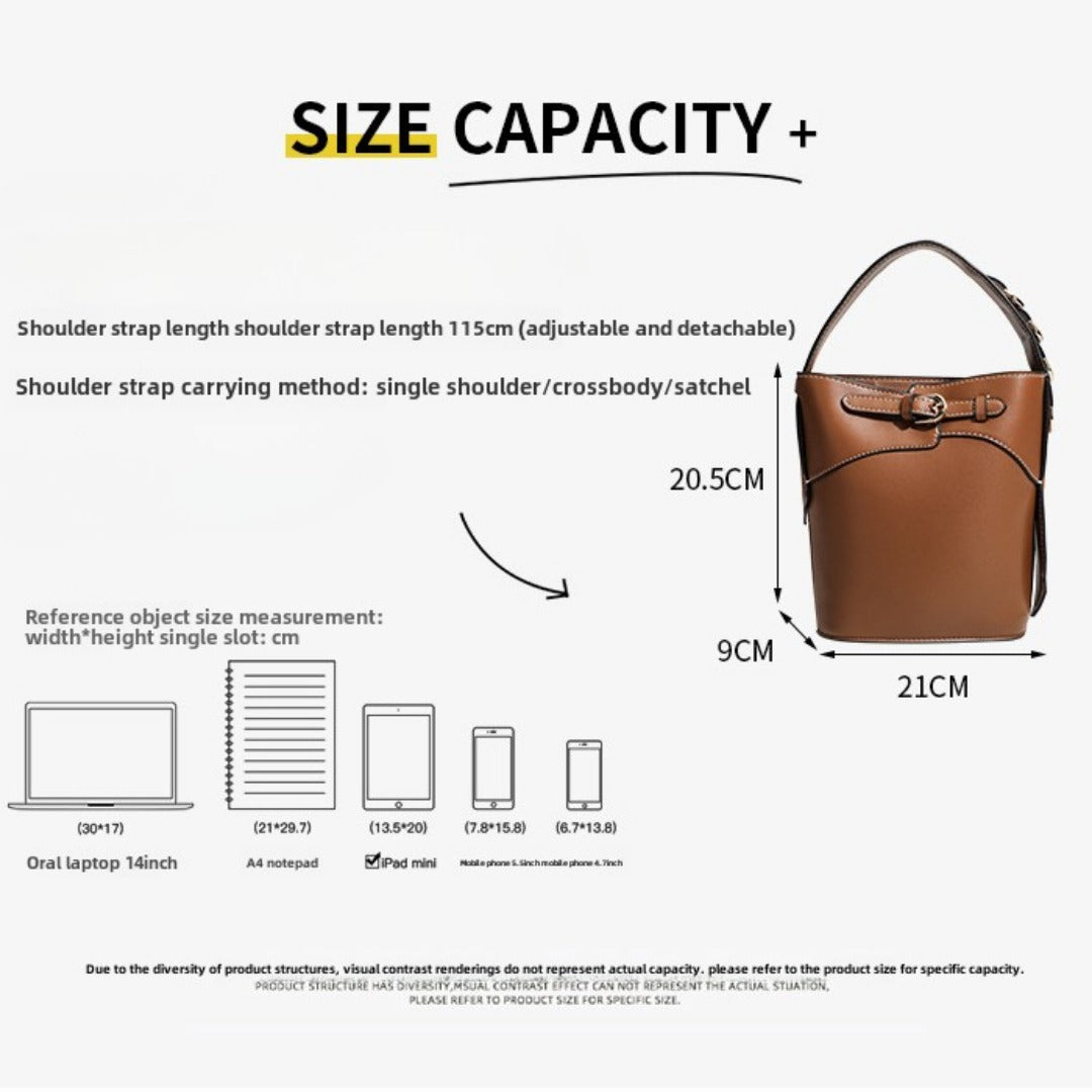 Women's Small Hand Bucket Bag Shoulder Bag